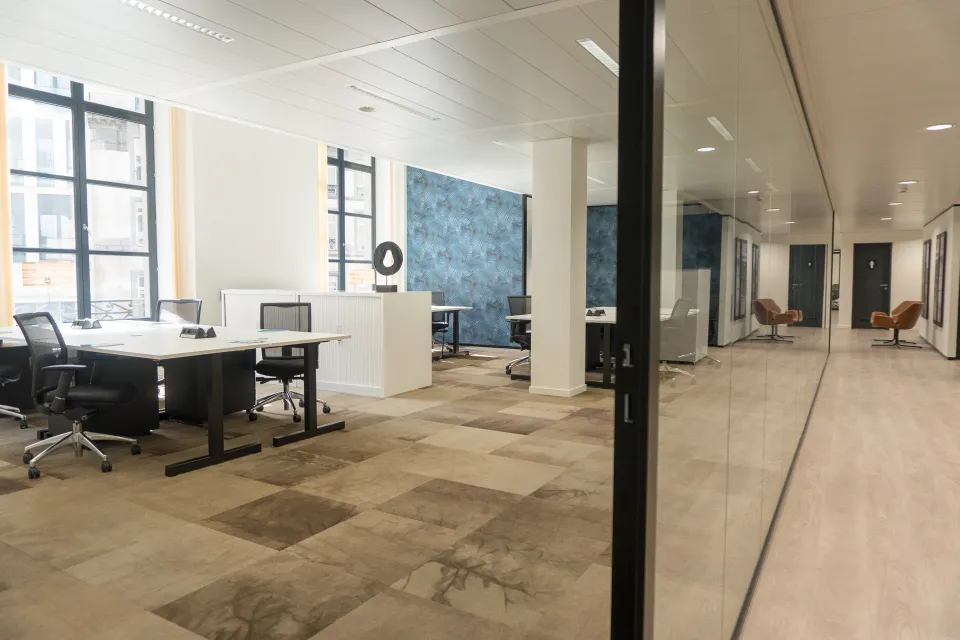 Shared lounge at Tribes Brussels Central Station